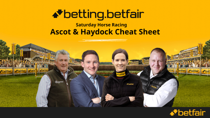 The Saturday Racing Cheat Sheet from Betfair
